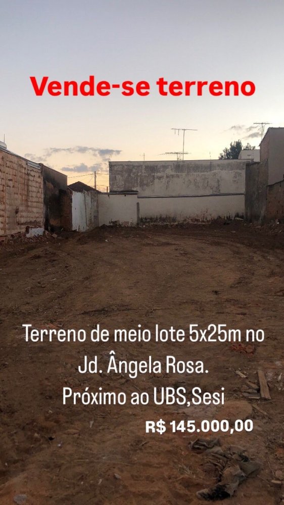 Terreno - Venda - Jardim ngela Rosa - Franca - SP