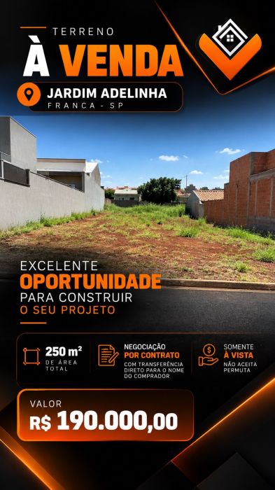 Terreno - Venda - Jardim Adelinha - Franca - SP
